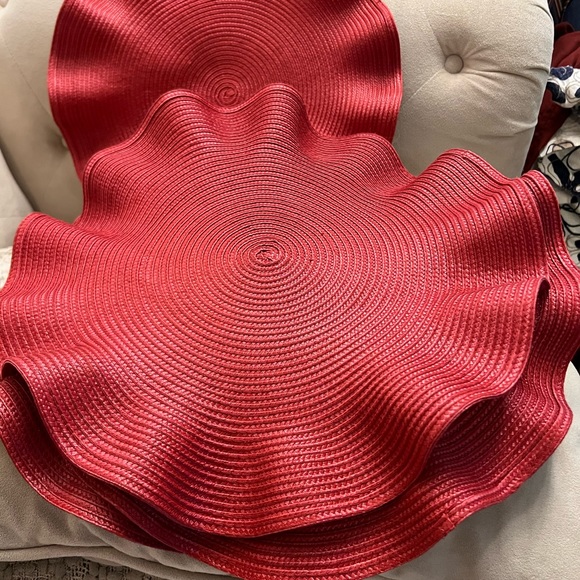 Vintage straw place mats - Picture 2 of 2